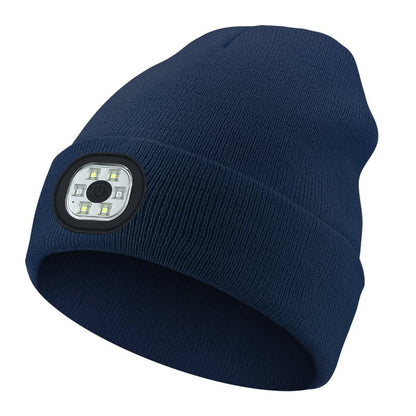 ❄️Winter Gift— Bluetooth Beanie with LED Headlight and Removable Speaker