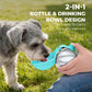 📢📢50% OFF !! ⏰2-in-1 Portable Dog Water Bottle for Small Dogs - Leak-Proof & Compact