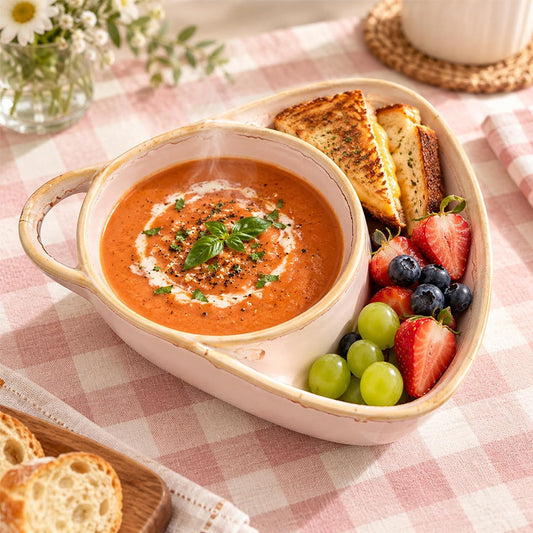 🍲 LAST DAY! £20.99 Cosy Up with Rustic Ceramic Soup & Toasty Bowls ✨