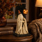 ⭐New ArrivalLighted Vintage Ghost Figurine with Glowing Pumpkin Staff 👻💡