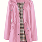 🌧️ LAST DAY! 50% OFF – Women’s Plaid Waterproof Jacket 🍃