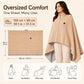 🎄 50% OFF! 🔥 Cosy Up Anywhere – Wearable Heated Shawl for Winter Warmth ❄️