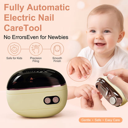 🔥LIMITED TIME PRICE: ONLY ￡10.99!!!🔥TrimPro™ 2-in-1 Smart Electric Nail Trimmer & Polisher for All Ages 👨‍👩‍👧‍👦 💅