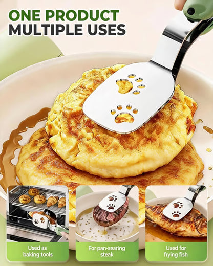 🏆NEW SPECIAL⚡50K+ SOLD! 🔥2-in-1 Stainless Steel Food Tongs - Flip, Grab & Serve All in One