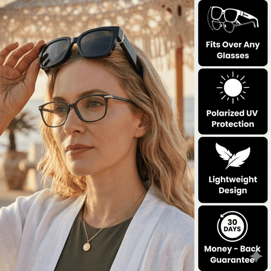 🔥UV400 Polarized Cat-Eye Sunglasses😎Fit Over Glasses