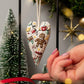 🎄Christmas Sale - 50%OFF💖DIY Heart Shaped Hand Embroidered Christmas Finished product/DIY material kit