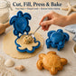 🌊 8-Design Ocean Pie Mould Set – Reusable Marine-Themed Hand Pie Cutters 🥧✨