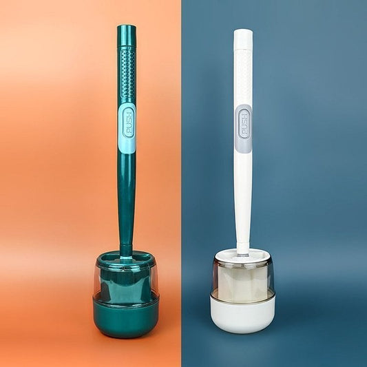🔥New Year Save 80% Off🔥Household long handle silicone toilet brush🫧