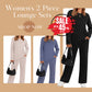 🔥 LAST DAY SALE – 70% OFF! ✨ Women's Crew Neck Top & Drawstring Trousers Set