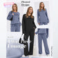 🔥 LAST DAY SALE – 70% OFF! ✨ Women's Crew Neck Top & Drawstring Trousers Set