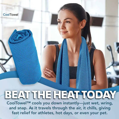 ⏰❄️Last Day Buy 1 Get 1 Free (Each only ￡3.99)☀️Absorbent Quick-Drying Gym Cooling Towels