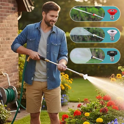 💦 LIMITED OFFER: 60% OFF! 🚿 High-pressure water gun – 3 interchangeable nozzles, durable aluminium alloy & powerful ✨