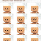 🎁Buy 1 Get 1 Free🔥Charming Little Wooden Figure That Sways with 12PCS Magnetic Expressions