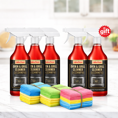 🧼 BUY 2 GET 1 FREE! ✨ Oven & Grill Cleaner Spray – Dissolves Grease in 5 Mins, No Scrubbing & Eliminates Odors 🔥