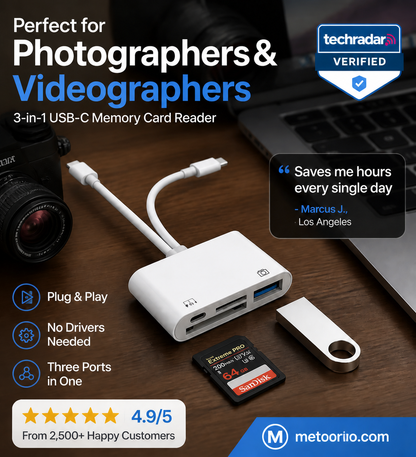 💥💥Buy More Save More💥3-in-1 USB-C Memory Card Reader