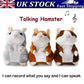 🐹😂 Talking Hamster Plush – Repeat Your Words, Shake & Giggle! 🎁