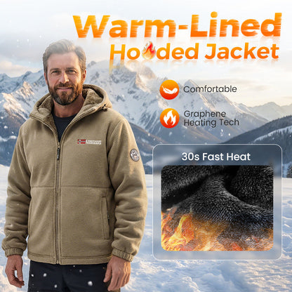 🔥 LAST DAY — 60% OFF! | Upgraded Unisex Hooded Insulated Jacket with Hidden Pockets