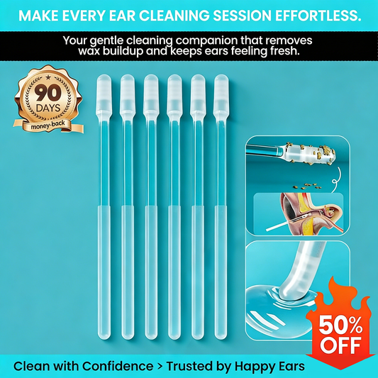 😍BUY 1 GET 1 FREE🏆50K+ SOLD!🔥Adhesive Ear Sticks- For All Ear Types, The Cheapest Cleaning Tool, Non-Irritating, Reusable