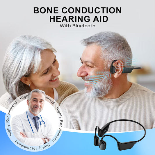 👂Revitalize your ears again💖 💥 Christmas Special Offer !🔥Bone Conduction Smart Hearing Aid Bluetooth Earphones
