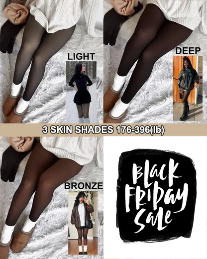 🔥 BLACK FRIDAY – 49% OFF! 🖤 The Original Fleece-Lined Tights – Sheer Look, Cosy Feel! ❄️✨