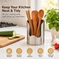 🥳 HOT SALE! 50K+ SOLD! 🍴 Stainless Steel Utensil Holder – Just £8.99! ✨