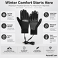 🥶 Cold Hands? Switch On the Warmth! 🔥 Electric Heated Gloves for Cosy Winter Adventures ❄️🧤