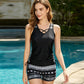 🎁💥LAST DAY SALE 50% OFF!!⏰Miraclesuit Women's Tummy Control Tankini Set with Built-In Bra – Flattering Boho Swimwear with Shorts🔥