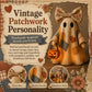 ⭐New Arrival 🔥Hot Sale⭐🍂👻 Lighted Vintage Patchwork Ghost🎃🍂Add a touch of whimsical nostalgia to your home and create a warm, cozy atmosphere! ✨