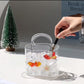 🍹Handbag-Shaped Glass Cup with Handles – The Most Aesthetic Summer Drinkware! ✨💎 Unique 750ml, Food-Grade Glass, Large Capacity, With Straw & Handle ✨