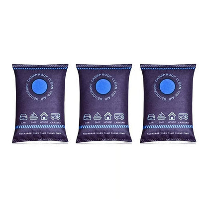 🎁 Buy 2 Get 1 Free❄️Dehumidification Bag Desiccant|Reusable Moisture Absorber with Color-Changing Indicator