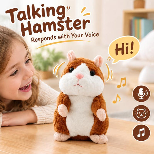 🐹😂 Talking Hamster – Repeats Everything & Shakes Its Head! 🤣🎁