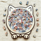 🎁 70% OFF! 🎅 135-Piece Cute Cat Wooden Puzzle 🧩