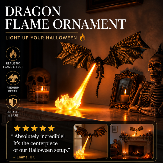 🐉🔥 50% OFF! Dragon Flame Halloween Decoration 🎃✨