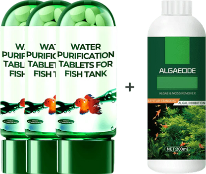 💥BUY 1 GET 1 FREE♻️💧Powerful Aquarium Water Purification Tablet – Clear, Healthy Water in Minutes