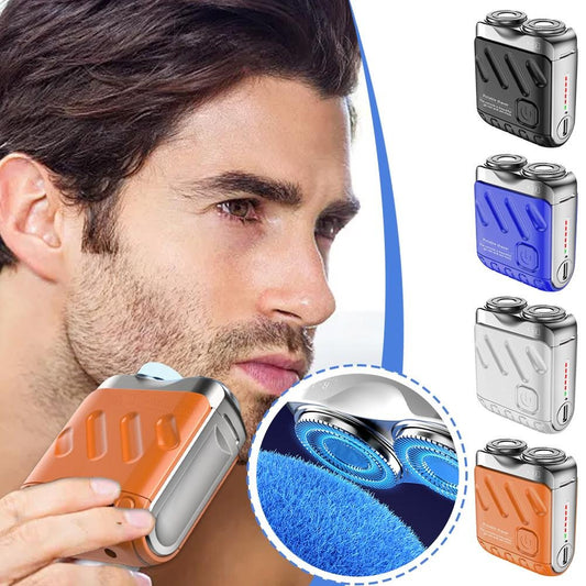 🔥🎉 Father's Day Sale: 59% OFF! 🎁Portable Rotary Dual Ring Electric Shaver🚀
