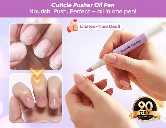🔥Buy 1 Get 1 Free🖊️Cuticle Oil Nail Pusher Pen