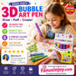 💥Surprise Price: Only £7.99!!🎁🔮Magic Pen – Draw 3D with one stroke!🎄 DIY Bubble Popcorn Drawing Pens& Buy 3 Pay 2 🔥