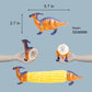 🦕⭐2026 New⭐ Dinosaur Corn Holders for Corn On The Cob - Funny Corn Cob Holder for Kids and Adults with Stainless Steel Prongs