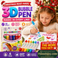 💥Surprise Price: Only £7.99!!🎁🔮Magic Pen – Draw 3D with one stroke!🎄 DIY Bubble Popcorn Drawing Pens& Buy 3 Pay 2 🔥
