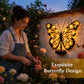 🎁💥LAST DAY SALE 50% OFF!!🦋💥Outdoor Metal Butterfly Wall Art Decorative Solar Light