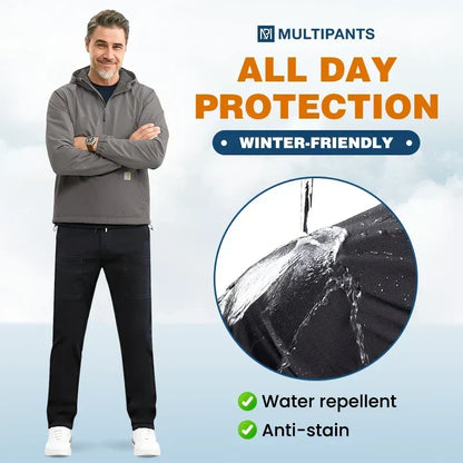 🎁🔥 HOT SALE – 50% OFF! 🏆 MultiPants Stretch Cargo Trousers