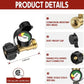 Universal Propane Tank Gauge for 5-40 Pound LP Tanks | Gas Level Indicator for Grill, Heater, RV Camper, QCC1/Type 1 Connection