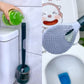 🔥New Year Save 80% Off🔥Household long handle silicone toilet brush🫧