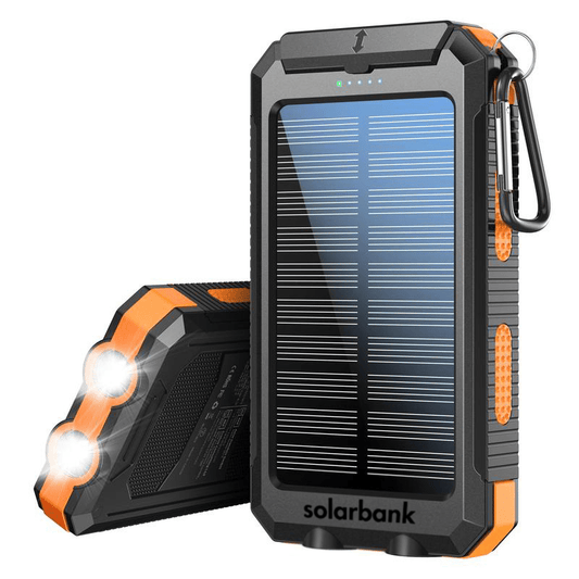 🎉Hot Sales - 49% OFF🎁Wireless Charger Solar Power Bank Built-in Cables Waterproof/Shockproof