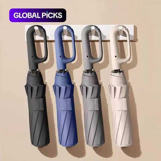 ⏳ LIMITED TIME — 50% OFF! ⏰☔ Automatic Folding Umbrella – Windproof, Waterproof & Compact 💨