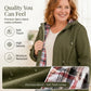 🌧️ LAST DAY! 50% OFF – Women’s Plaid Waterproof Jacket 🍃