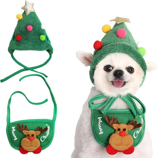 🎁Gift for Family Member 50% OFF🎄🎅Adorable Christmas Tree Pom-Pom Hat