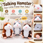 🐹😂 Talking Hamster Plush – Repeat Your Words, Shake & Giggle! 🎁