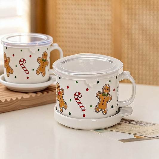 🎅Christmas Hot Sale🎅25-oz Mug Meals w/ Lid-its