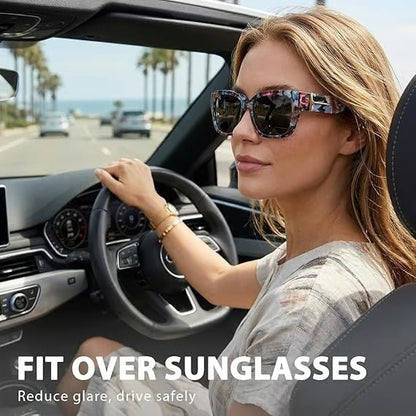🔥UV400 Polarized Cat-Eye Sunglasses😎Fit Over Glasses